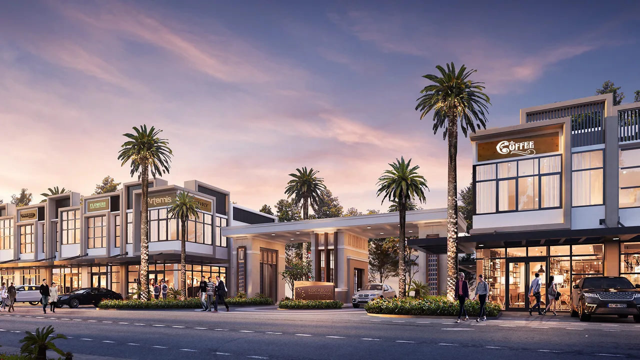 Coffee corner & ruko Kertabumi Commercial Estate