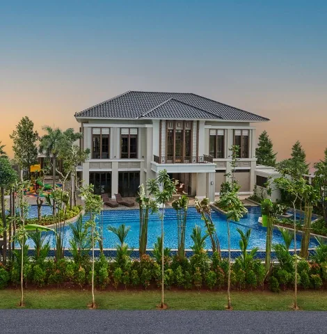 Kertarajasa Clubhouse dan kolam renang — Kota Kertabumi